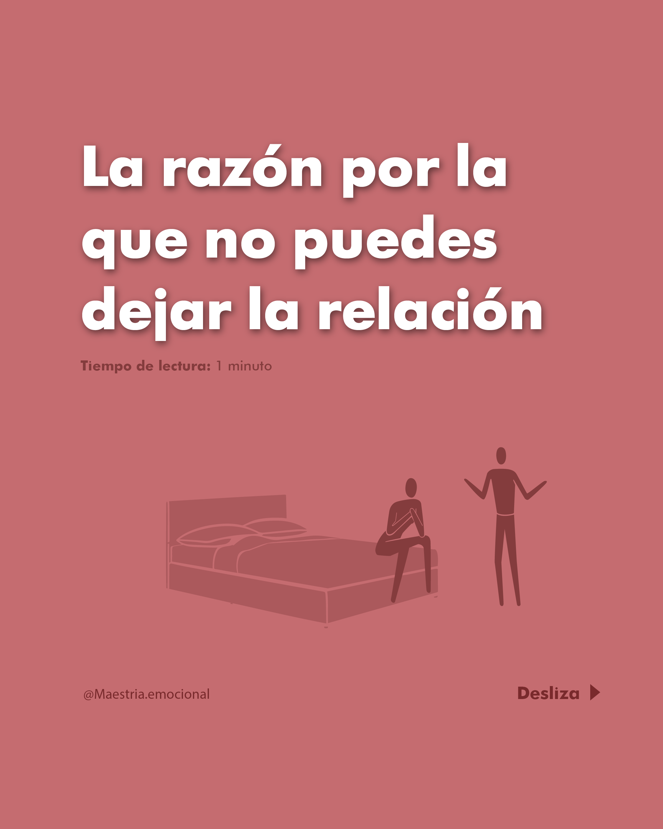 💔 La razón por la que no puedes dejar la relación